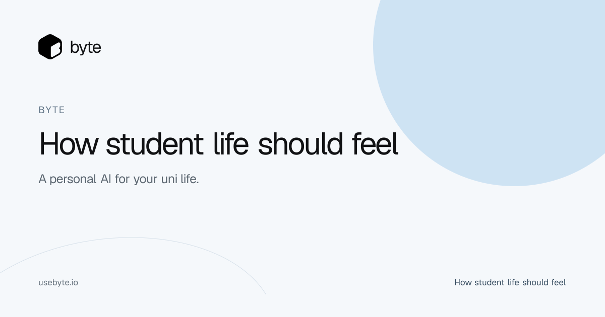 Byte - How student life should feel screenshot 1